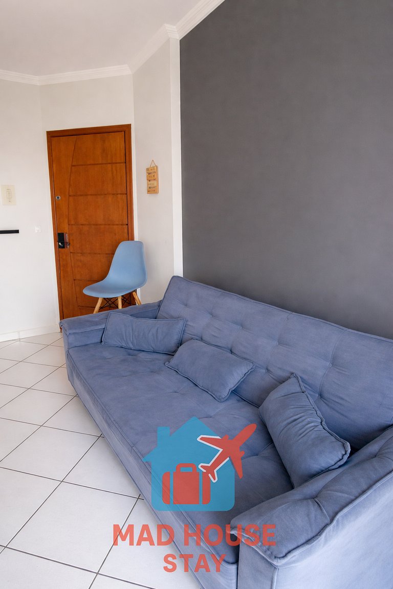 Apartamento na Praia Grande | Frente ao Mar