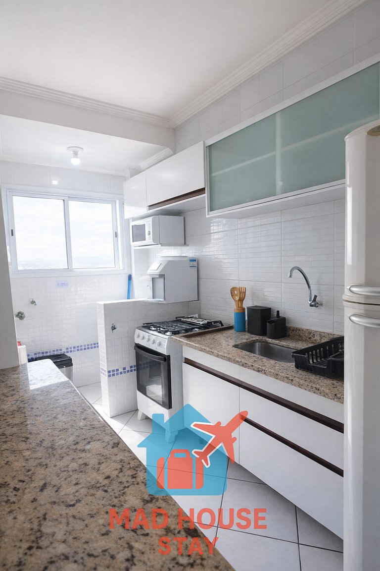 Apartamento na Praia Grande | Frente ao Mar