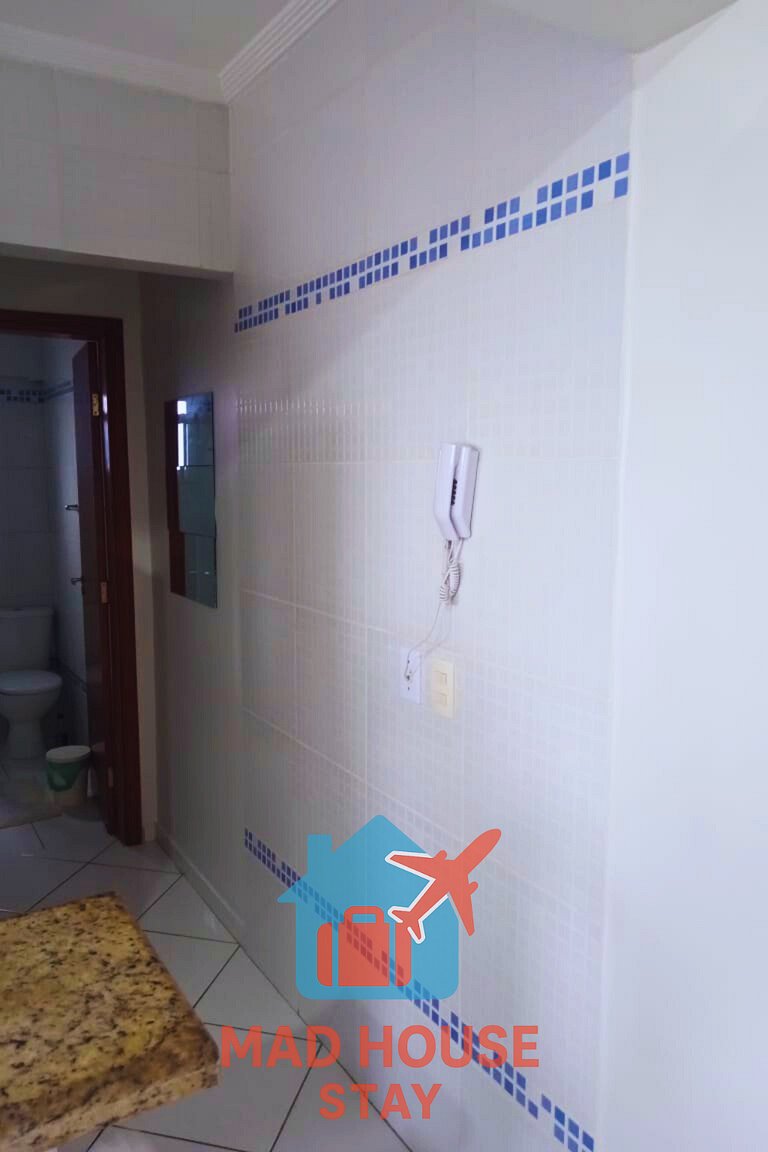 Apto Vista Mar | Varanda + Churrasqueira |