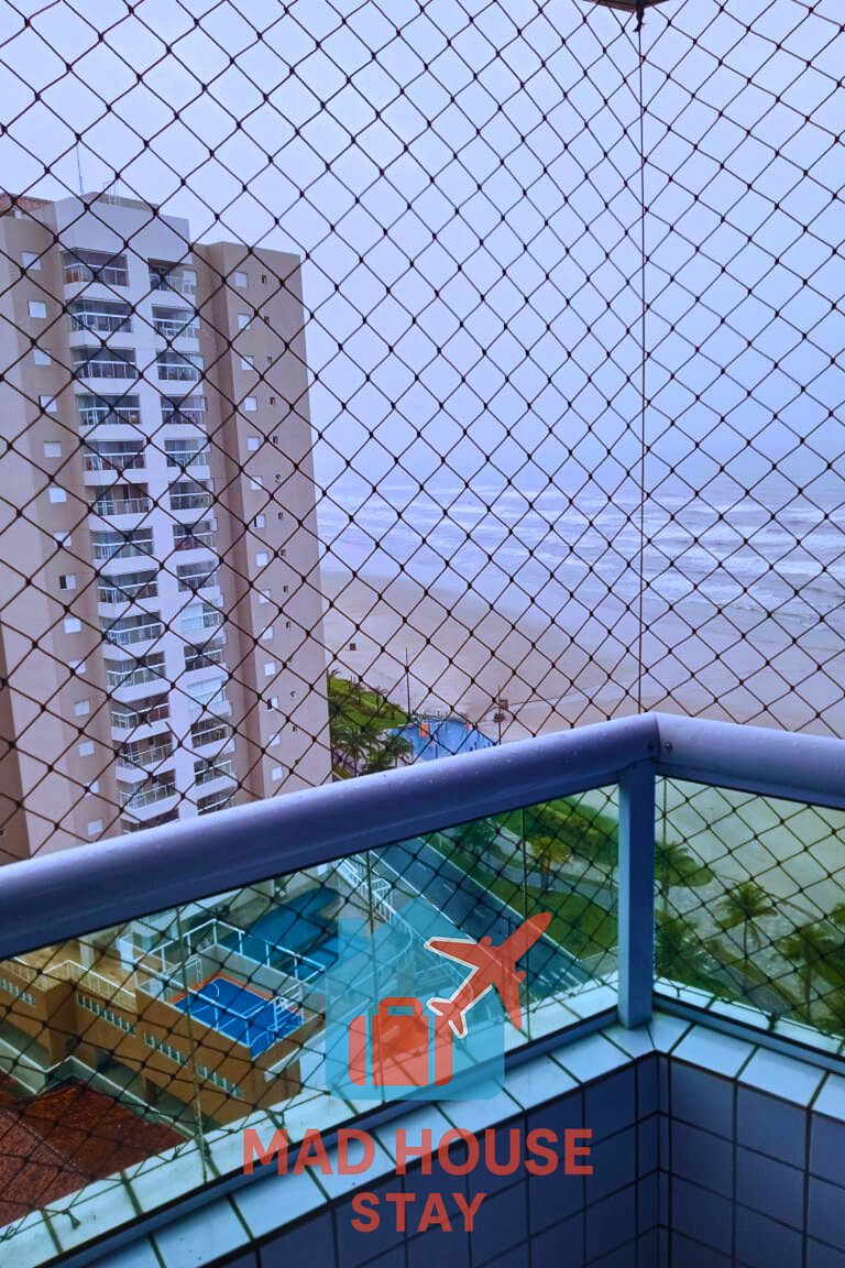 Apto Vista Mar | Varanda + Churrasqueira |